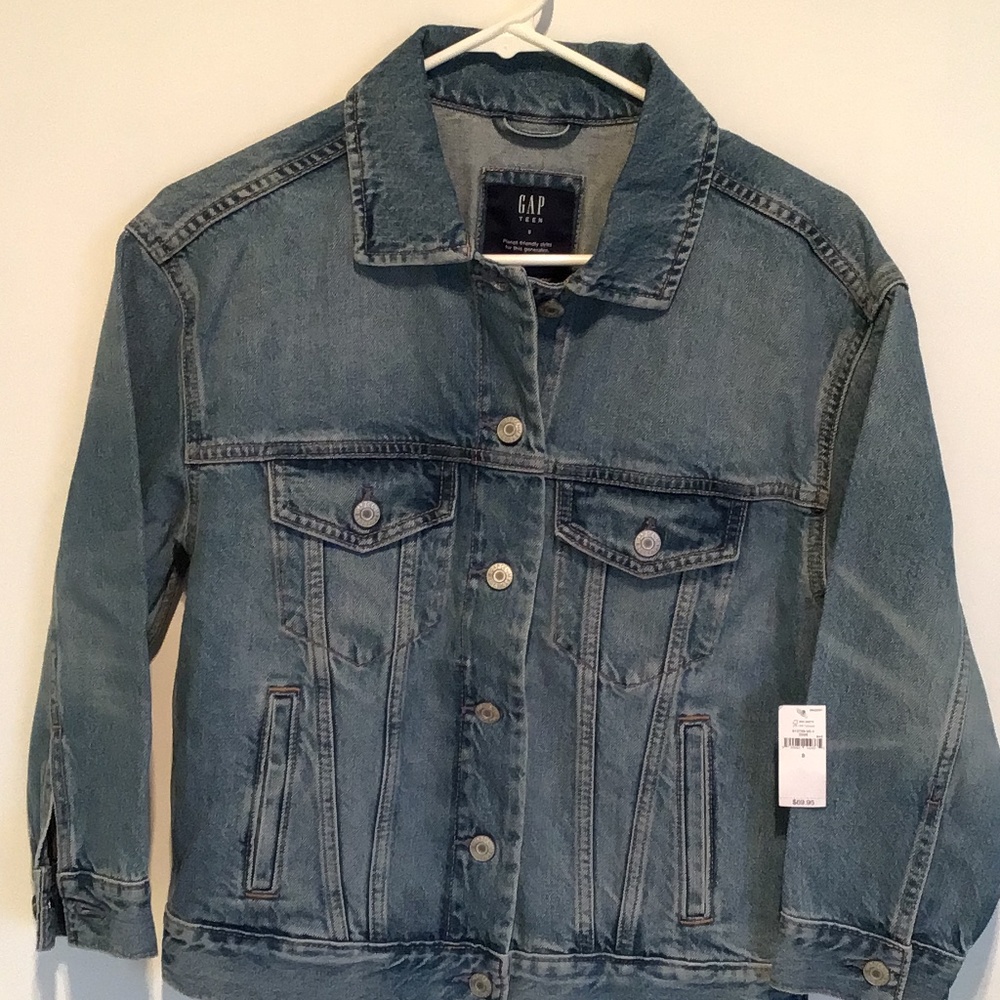 GAP  TEEN  STYLE  JEAN JACKET  - PLANET FRIENDLY STYLE